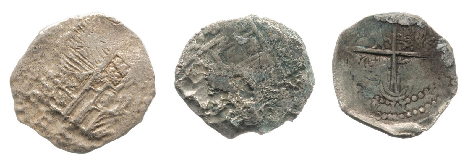 (3) Atocha Reales Silver Spanish Shipwreck Coins (1 of 8)