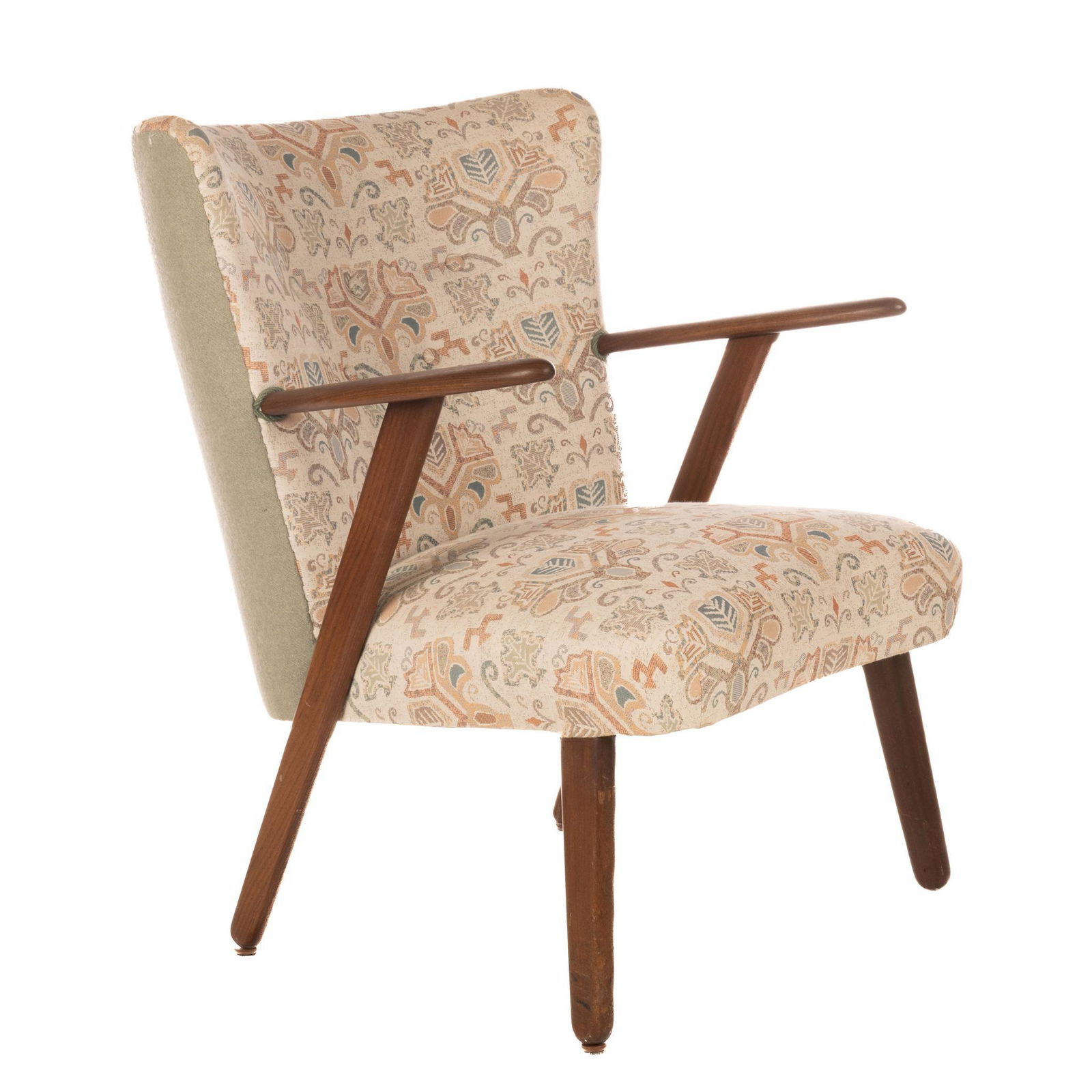 Danish Mid-Century Tapestry Armchair (1 of 4)