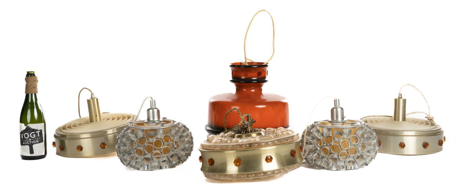 Collection of (6) Mid-Century Chandeliers (1 of 9)