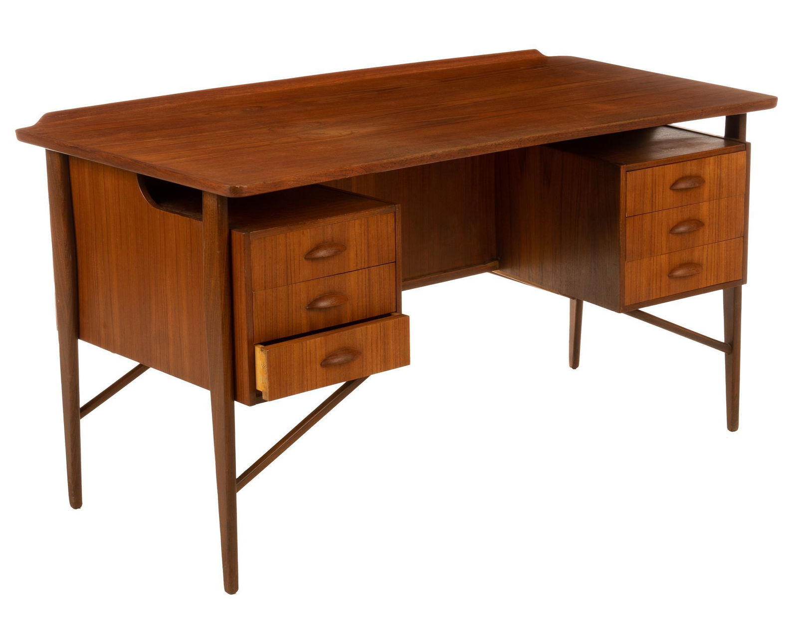 Danish Mid-Century Knee Hole Desk (1 of 5)