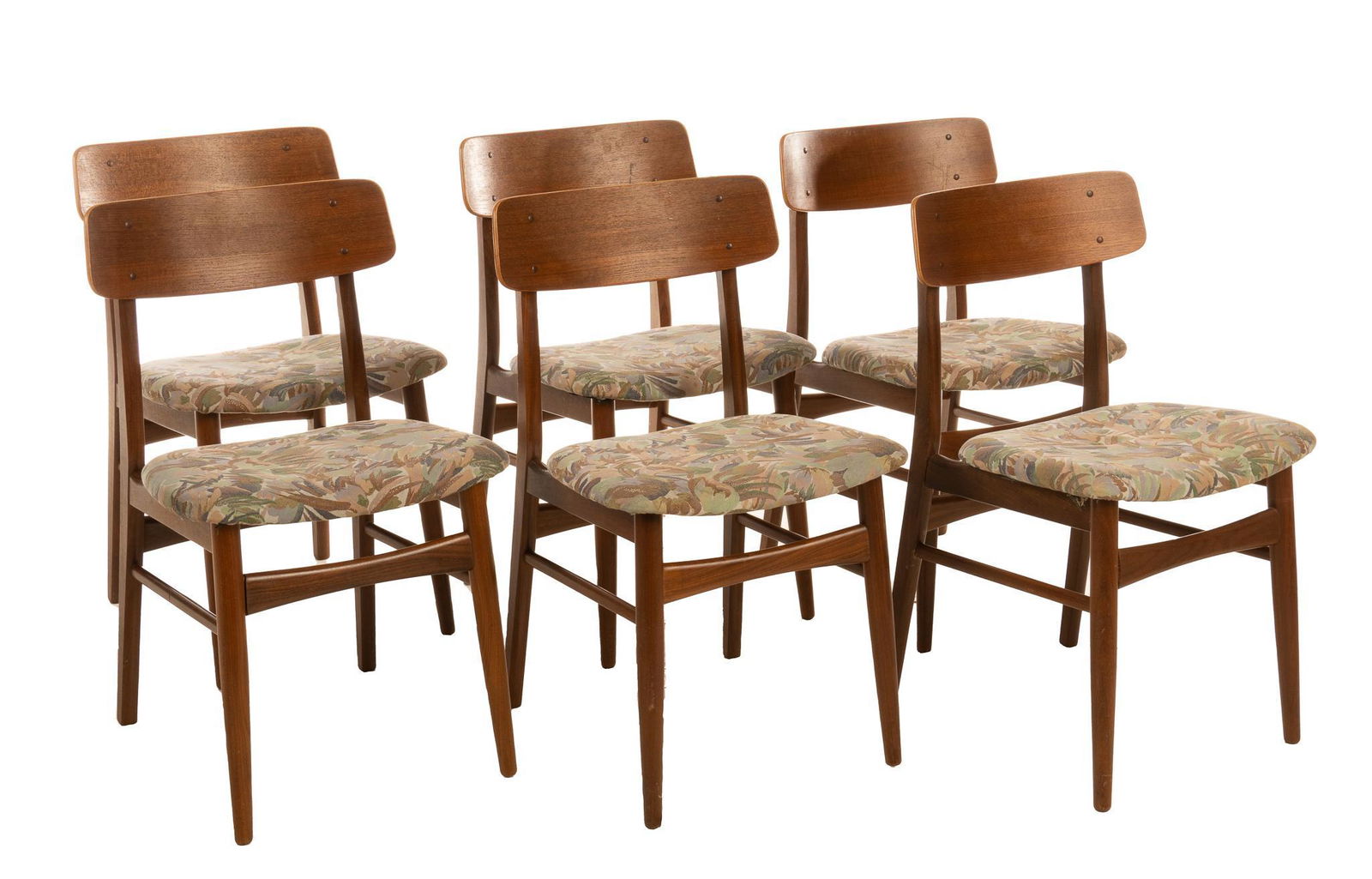 Set of (6) Danish Mid-Century Dining Chairs (1 of 4)
