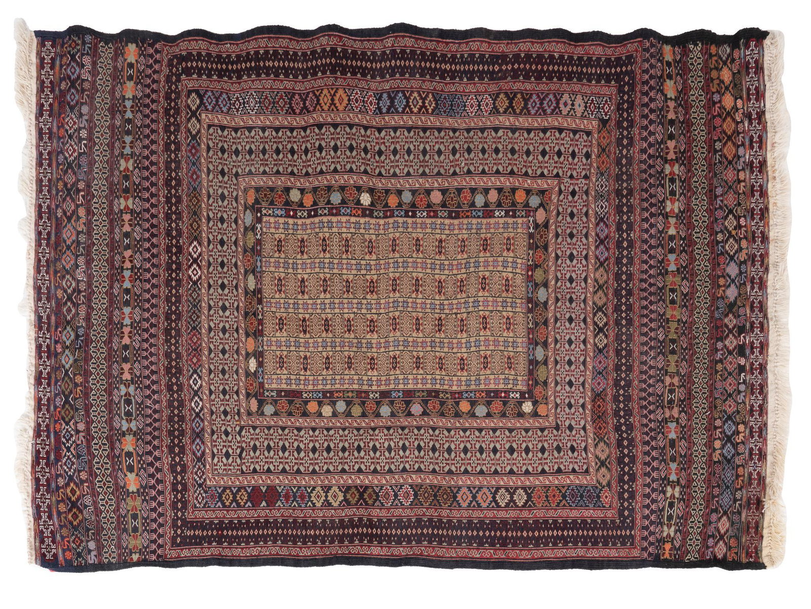 Hand-Made Turkish Estate Rug, 5'8" x 4': Hand-Made Turkish estate rug 5'8" x 4' Provenance: A San Antonio, Texas collection We happily provide seamless shipping services on everything we sell. Please email us at shipping@vogtauction.com or c