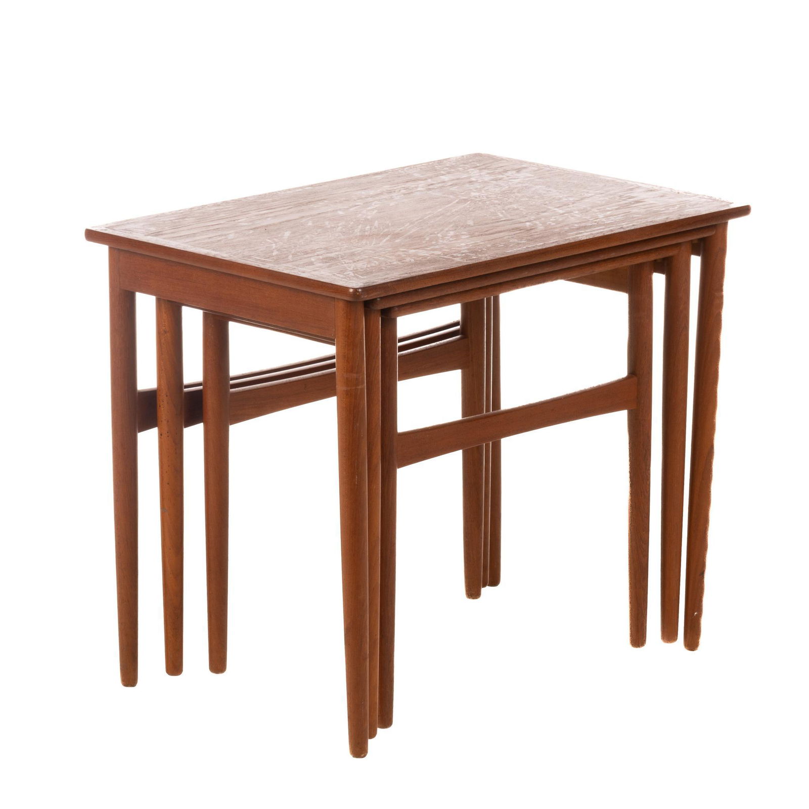 Nest of (3) Danish Mid-Century Side Tables (1 of 7)