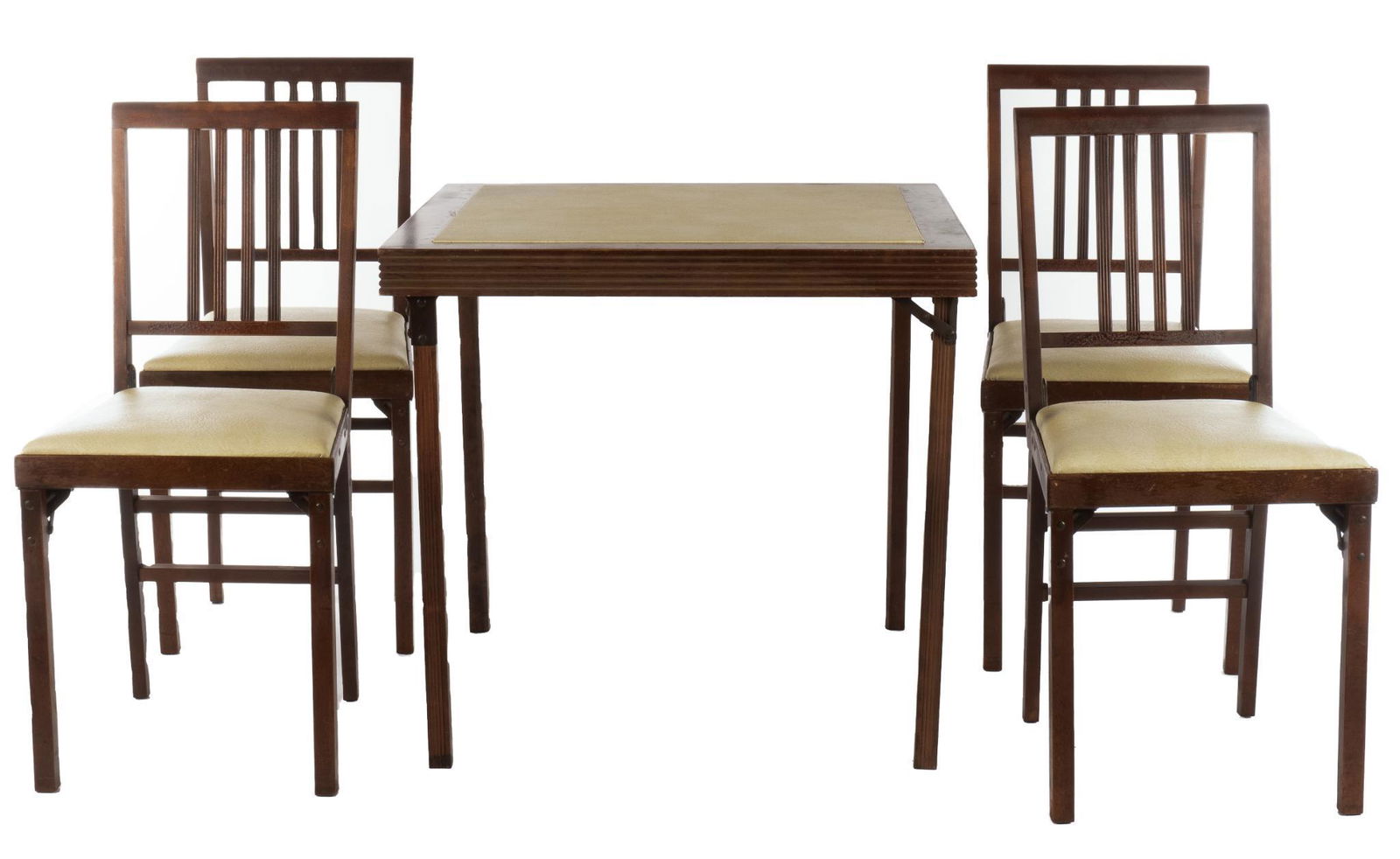 Mid-Century "Leg-o-matic" Folding Table and Chairs (5) (1 of 13)