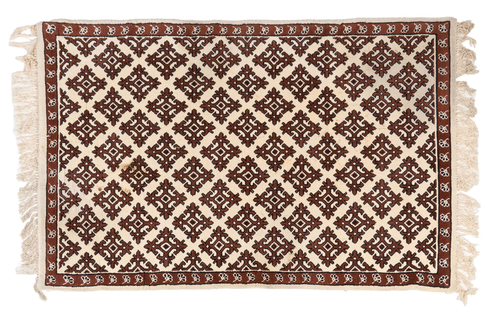 Hand-Made Tunisian Estate Rug, 8'11" x 5'2" (1 of 3)
