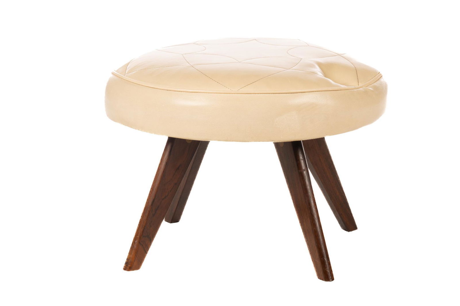 Danish Mid-Century Ottoman (1 of 4)