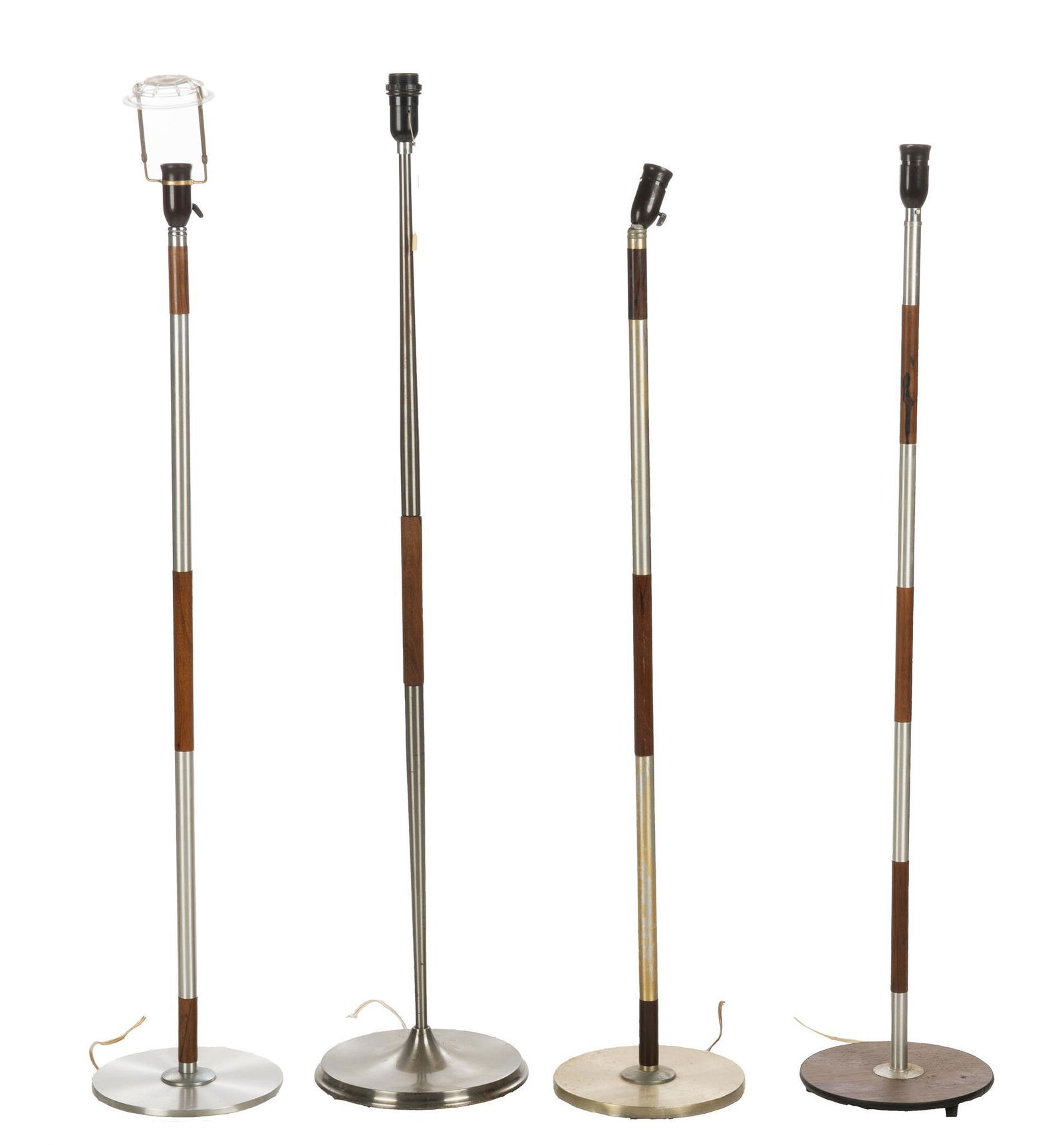 Set of (4) Danish Mid-Century Floor Lamps (1 of 8)