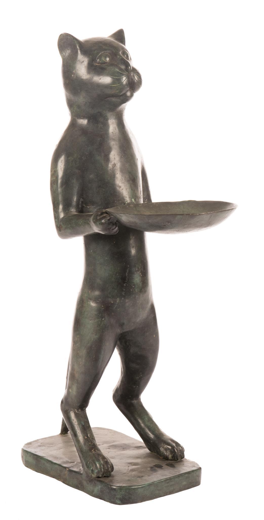 After Diego Giacometti (1902-1985, CHE), Butler Cat Statue (1 of 4)