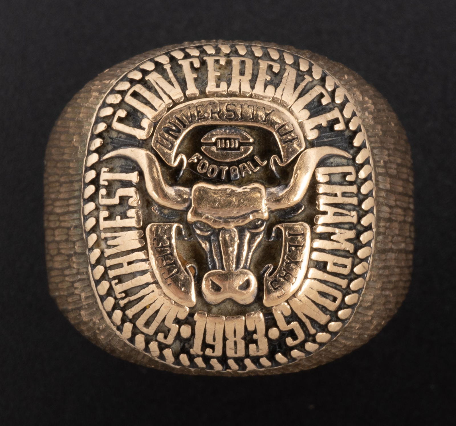 1983 Southwest Conference Championship 10k Gold Ring (1 of 5)