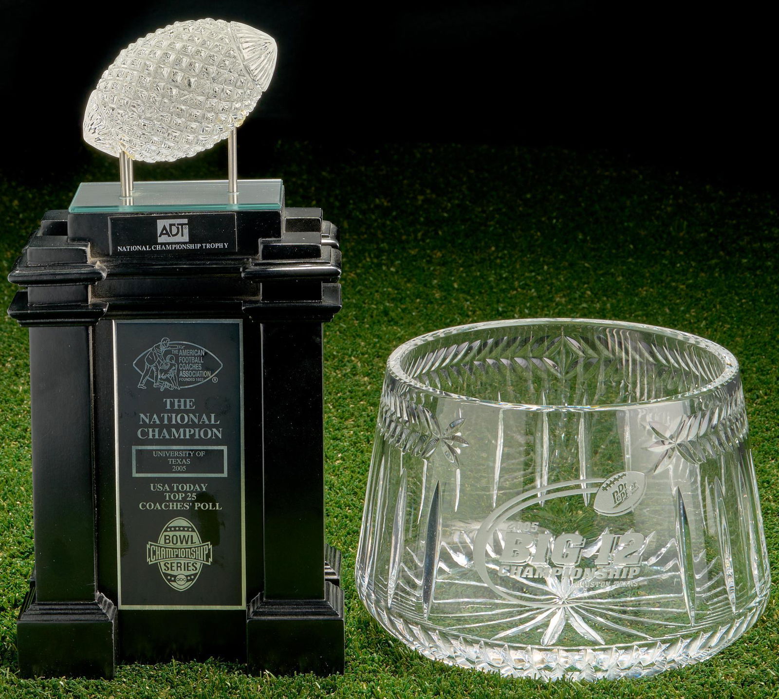 Pair of 2005 University of Texas Commemorative Trophies (1 of 7)