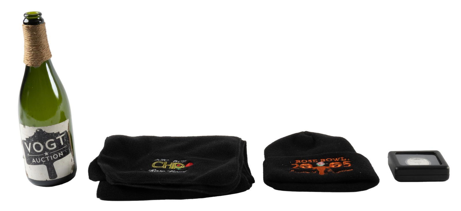 2005 University of Texas Rose Bowl Hat, Scarf and Coin (1 of 7)