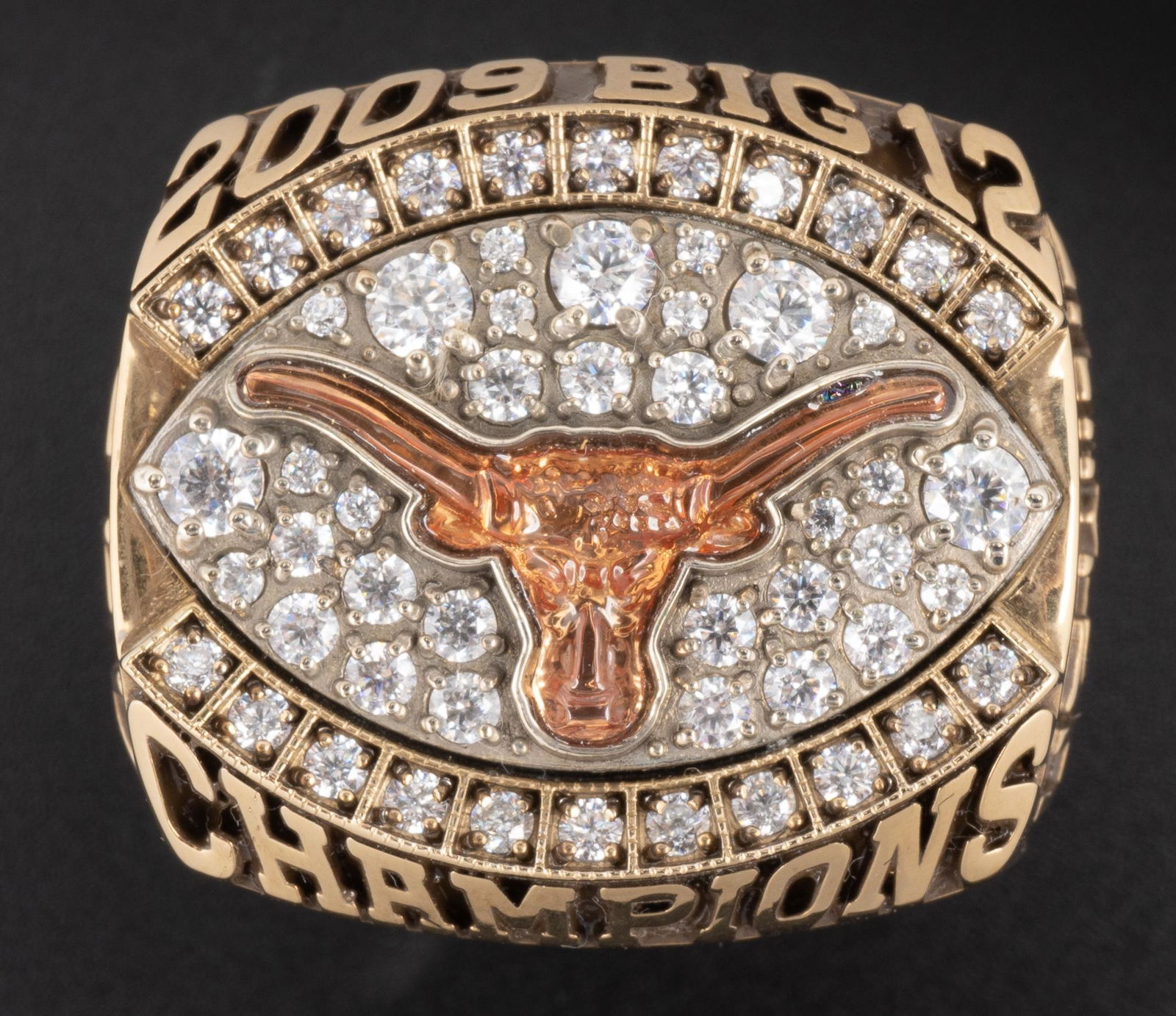 2009 Big XII Championship Rose Bowl 10k Gold Ring (1 of 5)