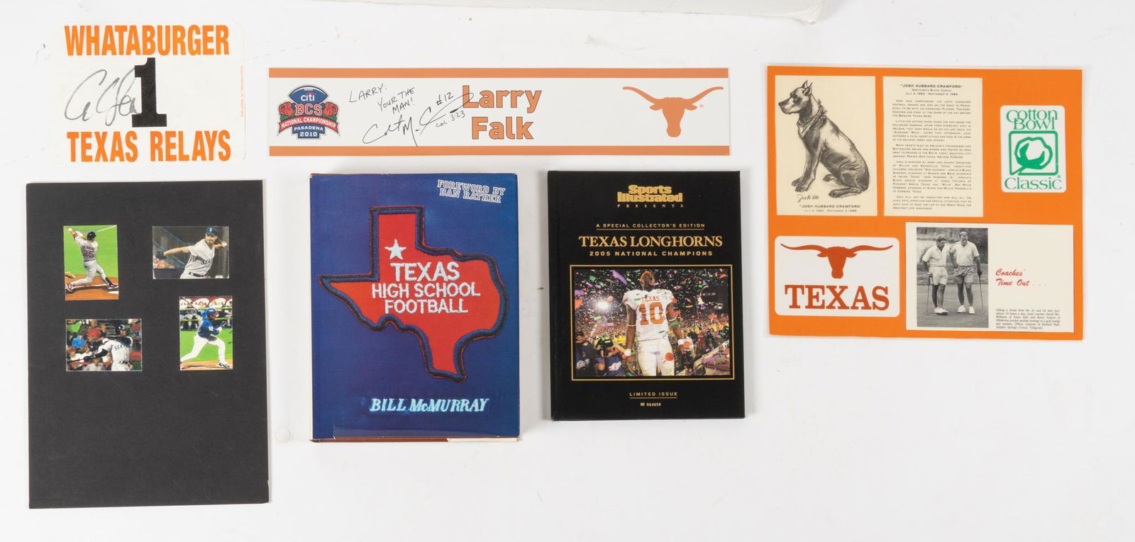 Collection of Sports Memorabilia and Signatures from Larry Falk (1 of 6)