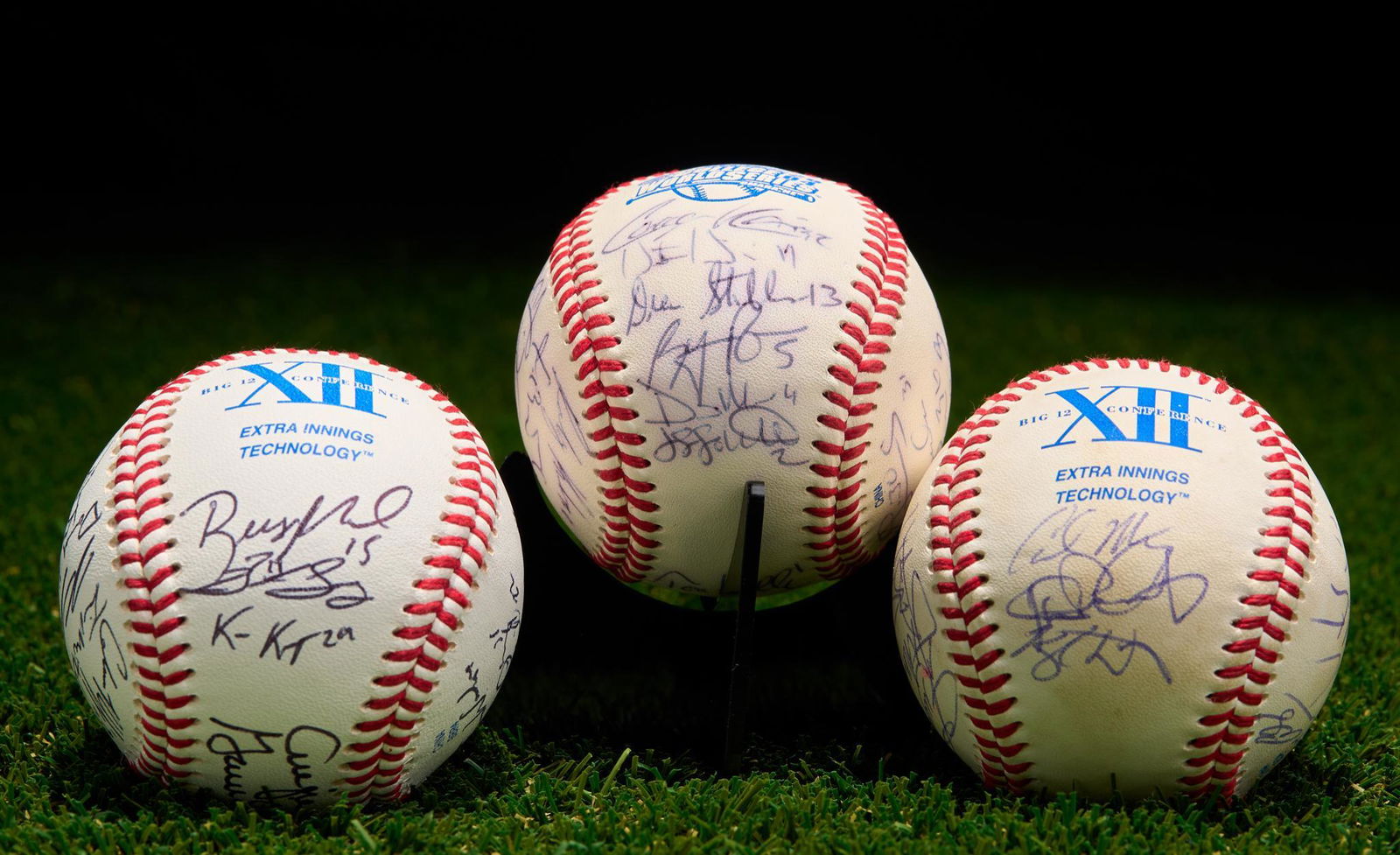 3 University of Texas Team Signed Baseballs (1 of 6)