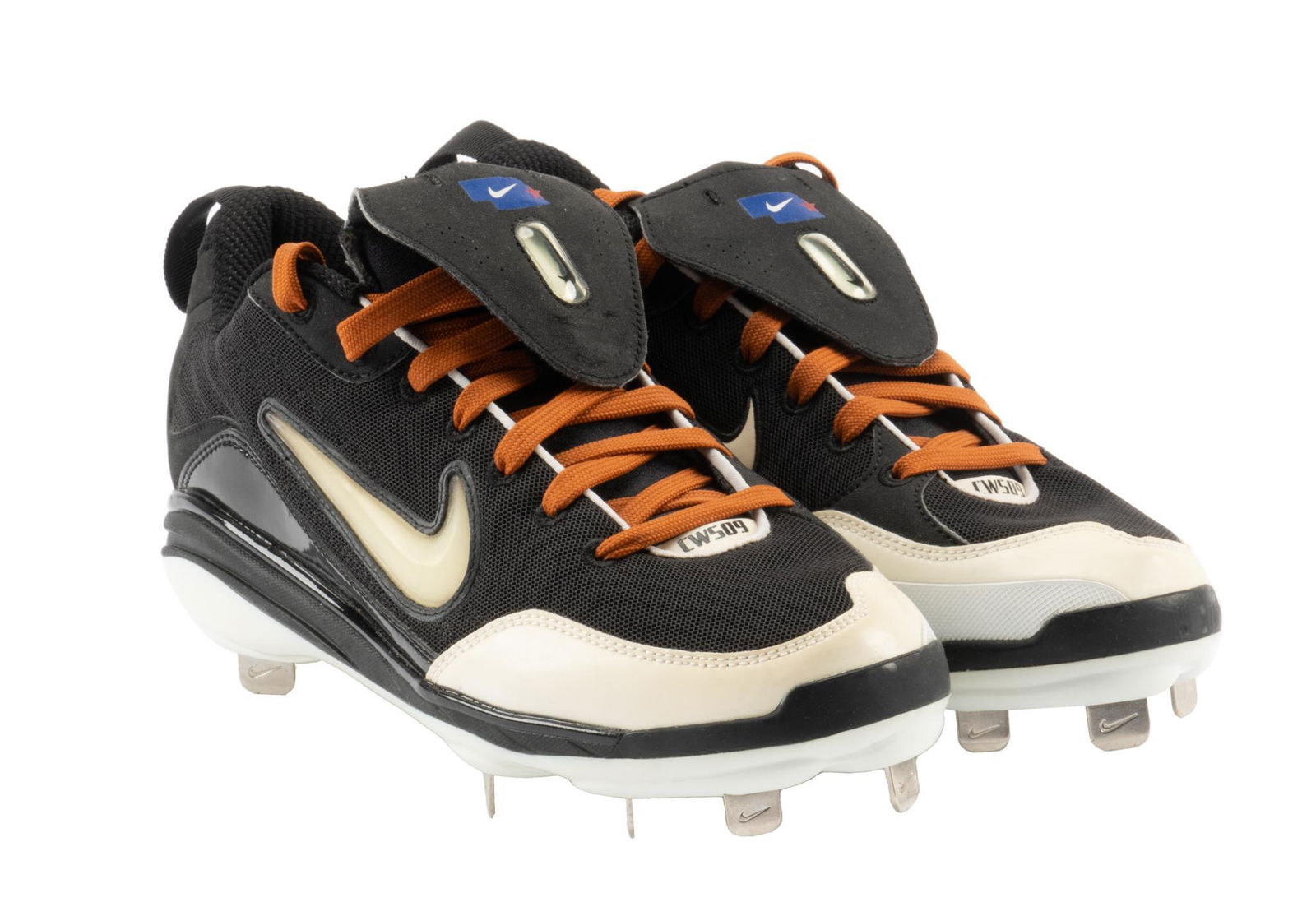 Pair of University of Texas 2009 College World Series Cleats (1 of 7)
