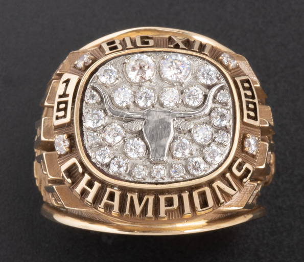 1999 Big Xii Championship College Track And Field 10k Gold Ring