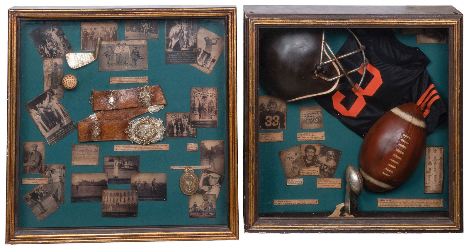 Football Shadow Box & Golf Shadow Box (2) (1 of 6)