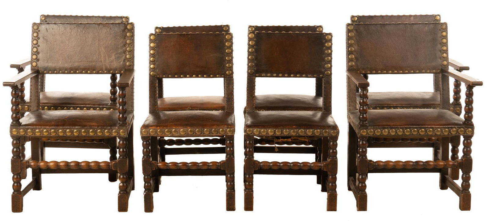 Set of (8) Italian Renaissance Style Chairs (1 of 4)