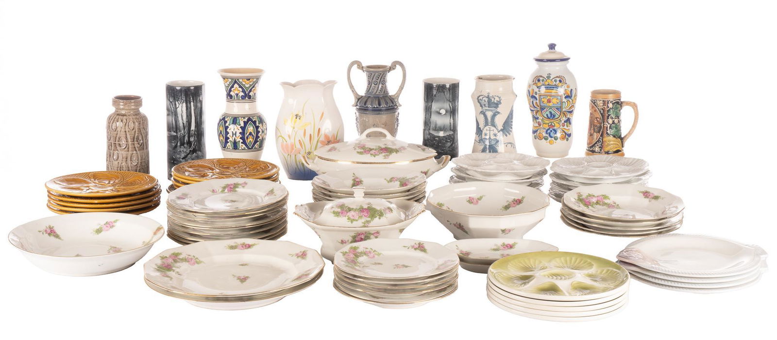 Large Collection of European Dinnerware (1 of 9)