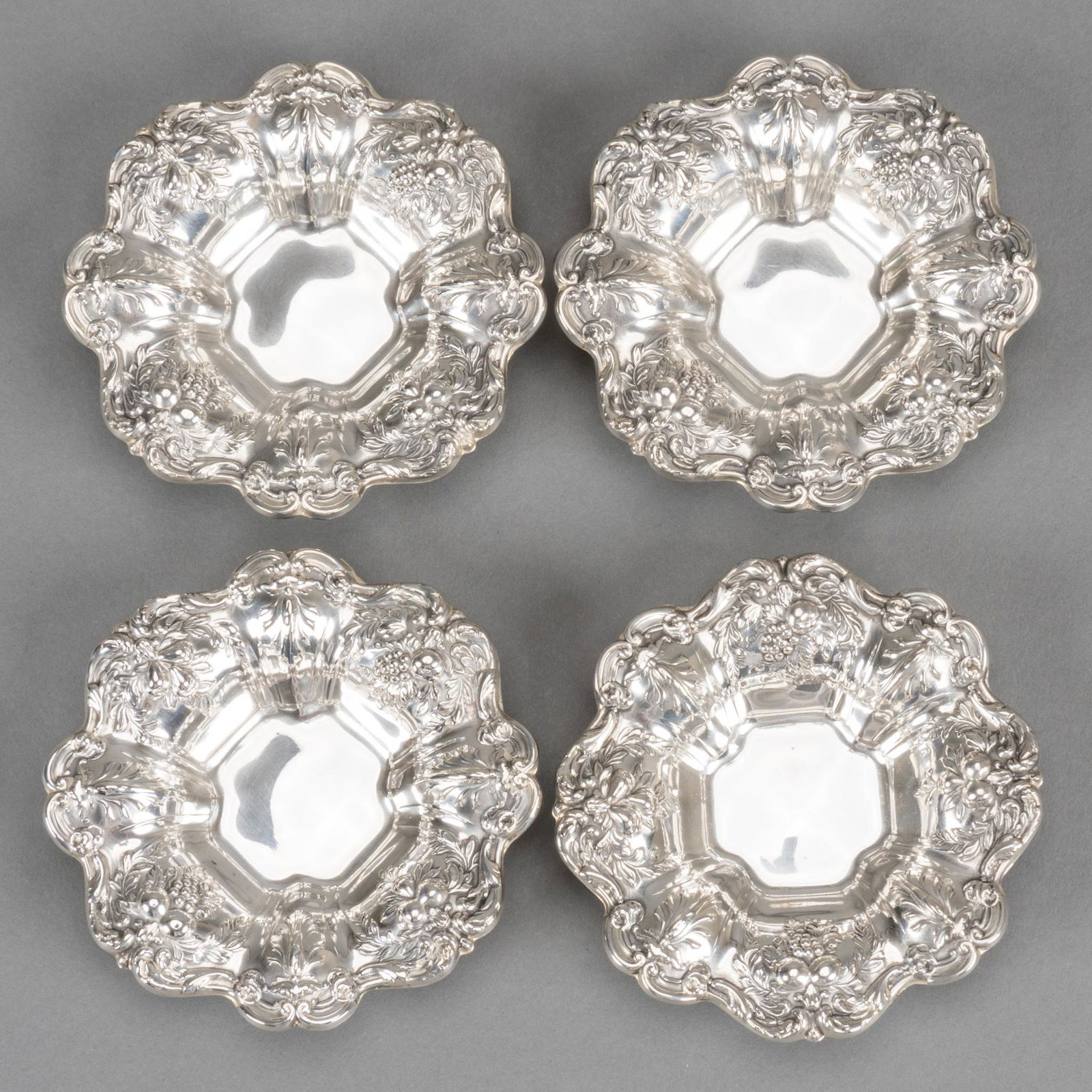 "Francis I" Sterling Silver Nut Dishes Set of 4 (1 of 4)