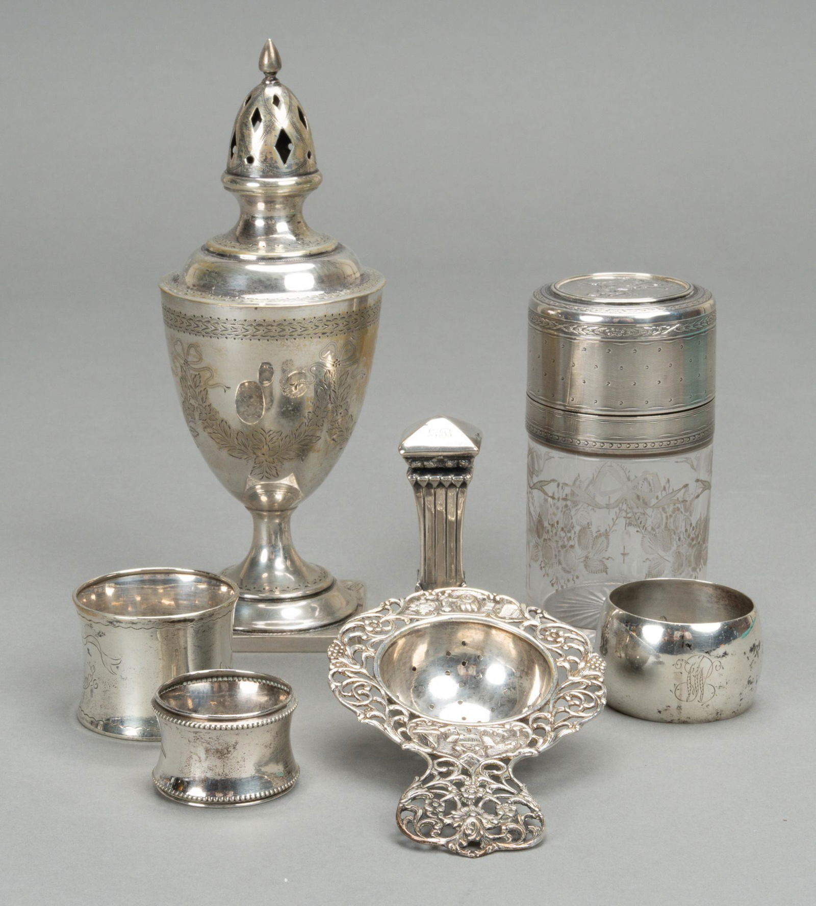 Collection of Antique Sterling Silver Hollowware (1 of 15)