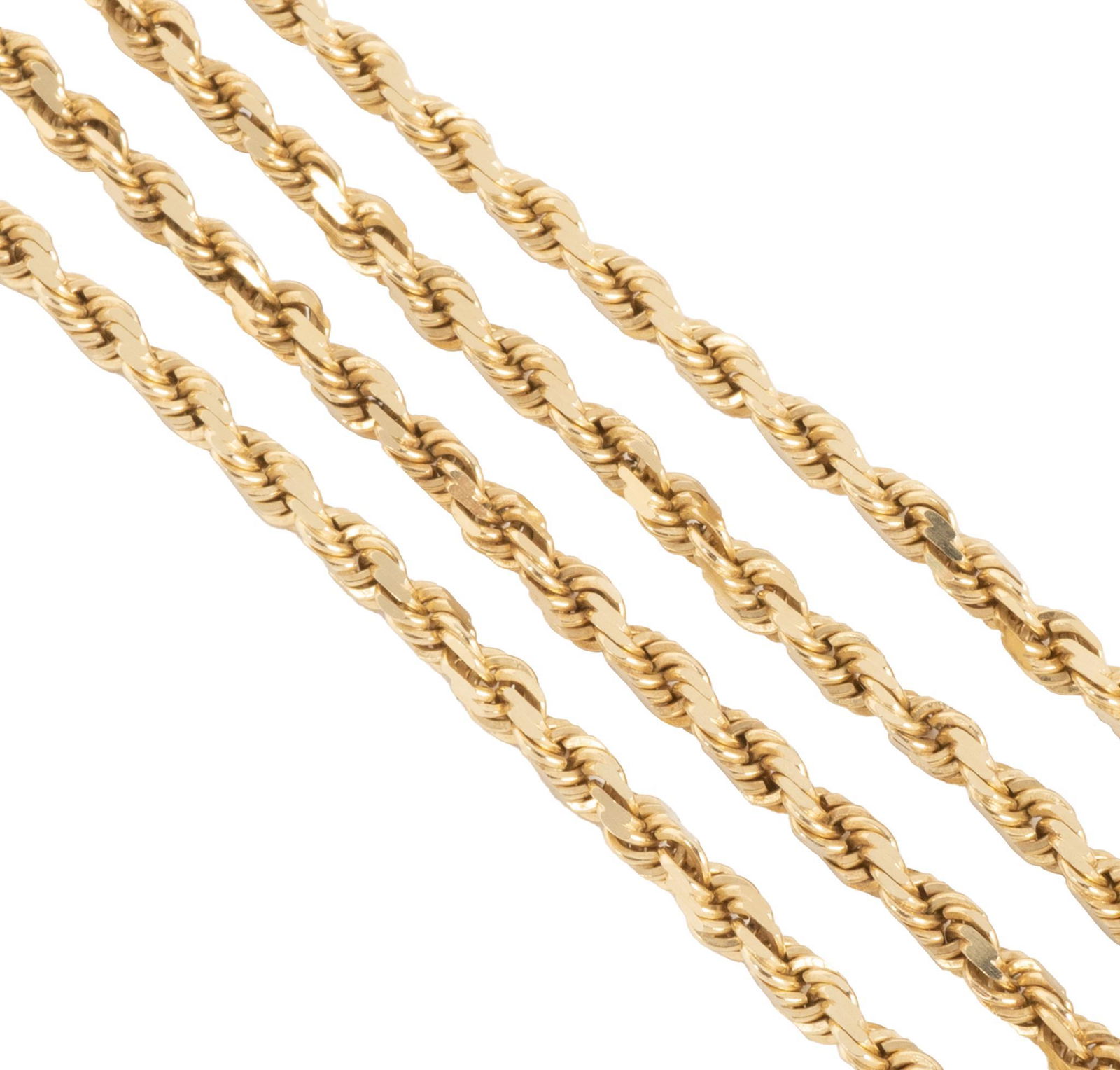 14k Gold Rope Chain Necklace (1 of 3)