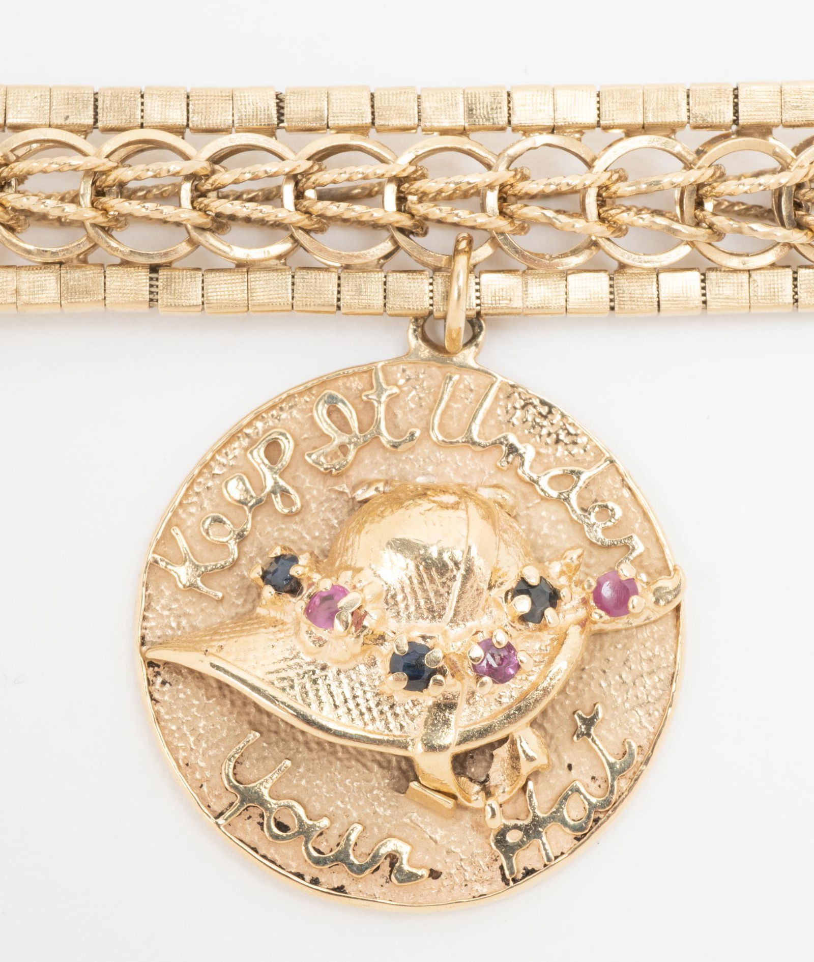 Vintage 14k Gold Charm Bracelet (1 of 4)