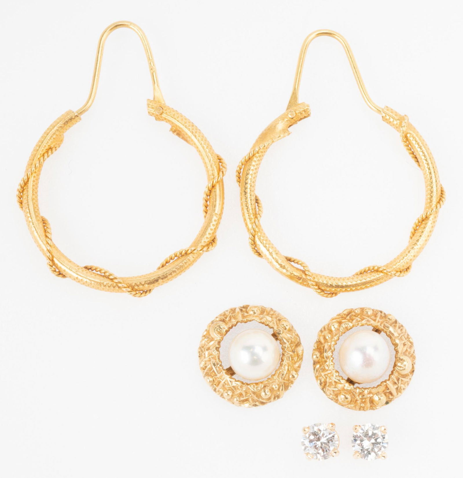 Collection of 14k Gold Earrings (1 of 2)