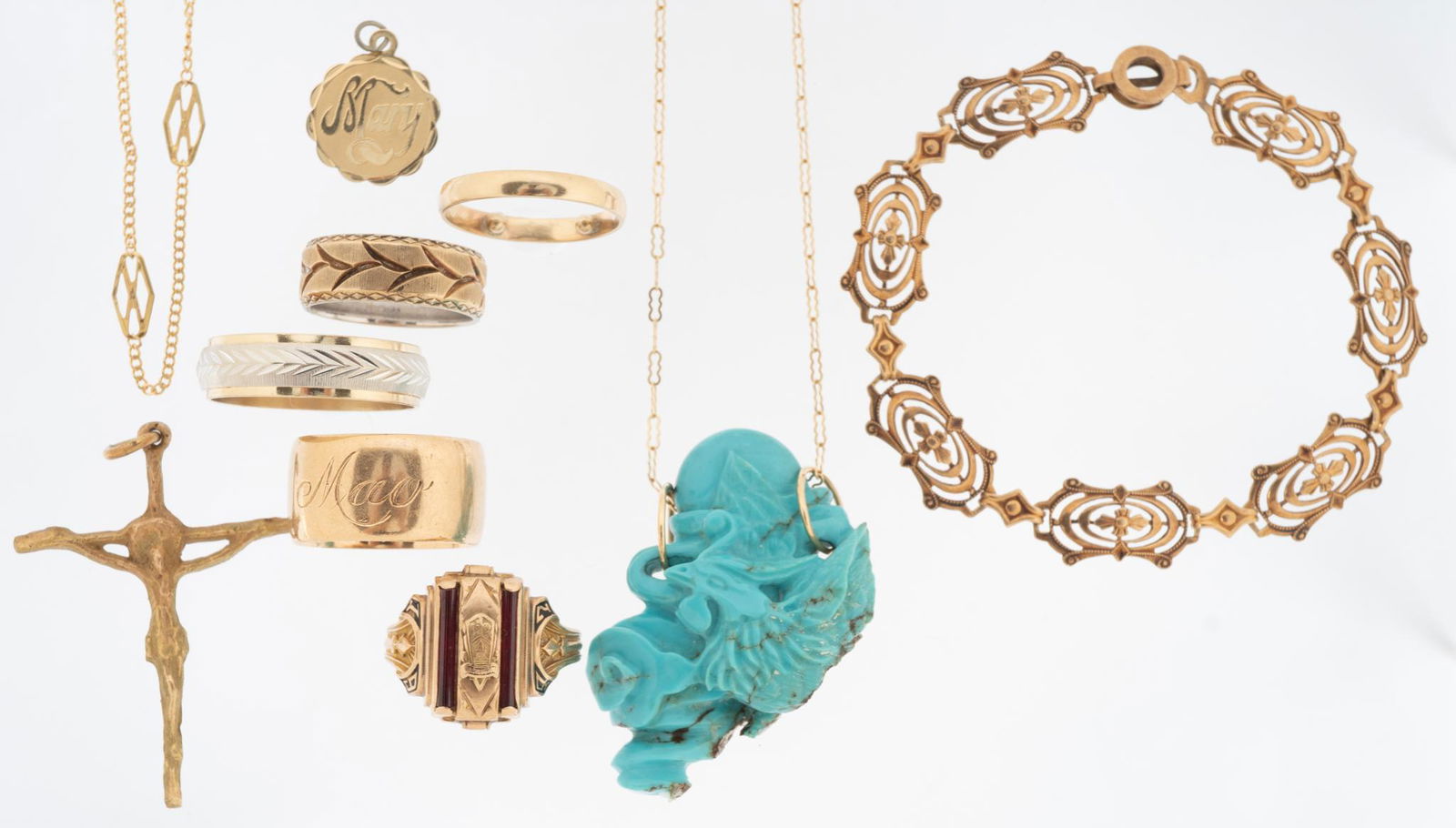 Collection of Vintage Gold Jewelry (1 of 5)