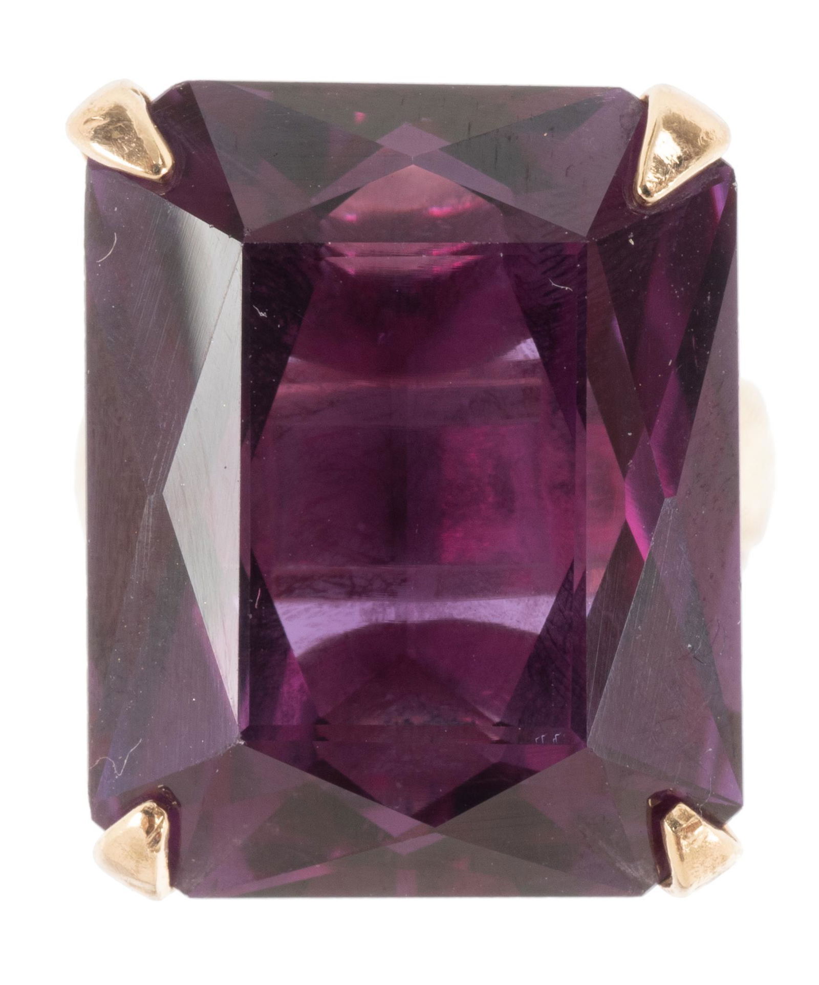 Alexandrite Solitaire 14k Gold Ring (1 of 3)