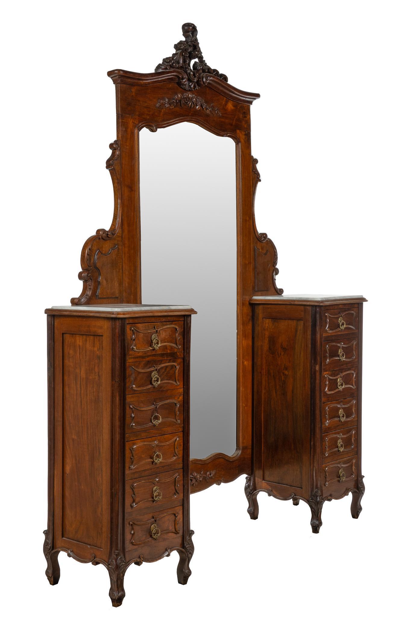 Victorian Style Mirrored Dressing Table (1 of 6)