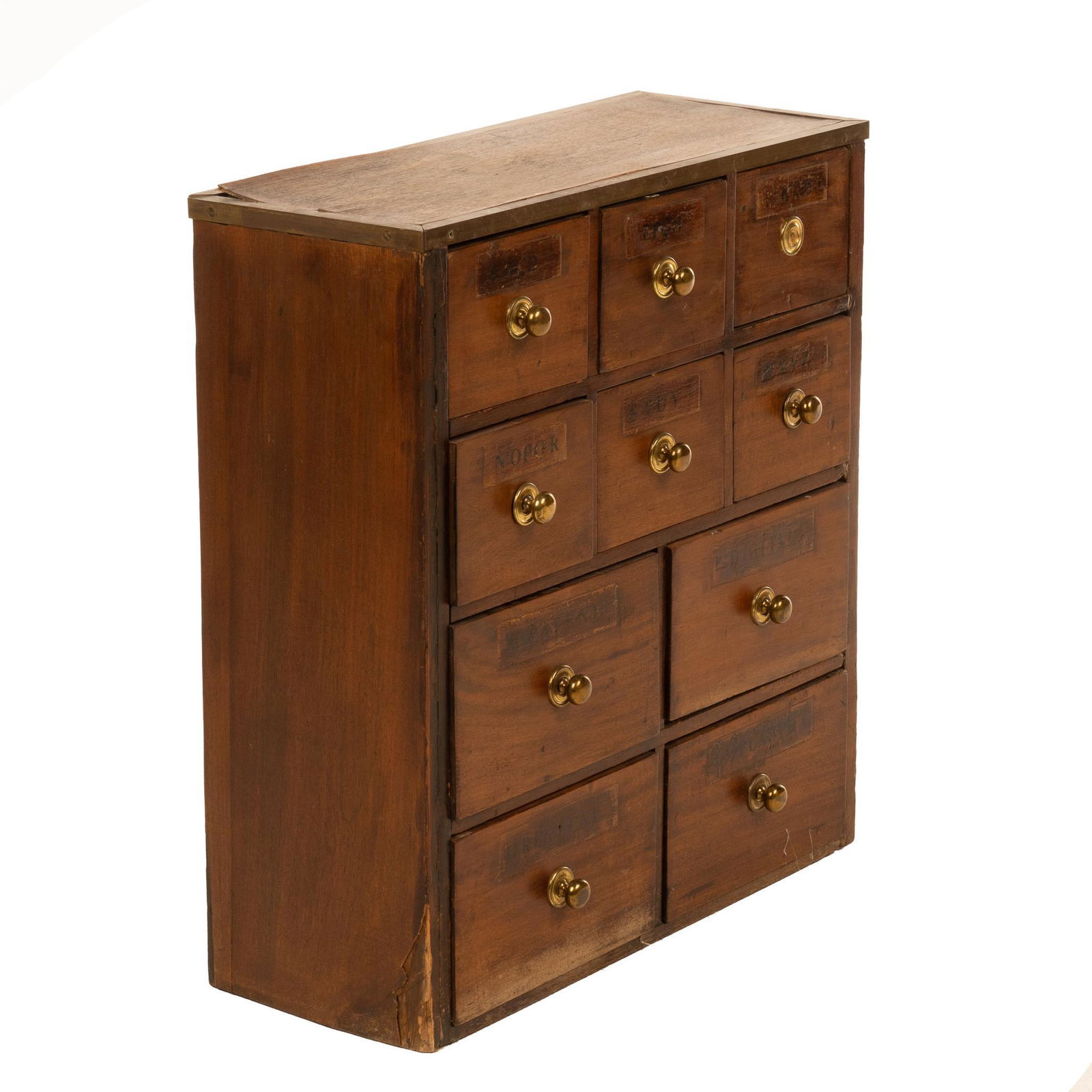 19th Century Apothecary Wall Chest (1 of 5)