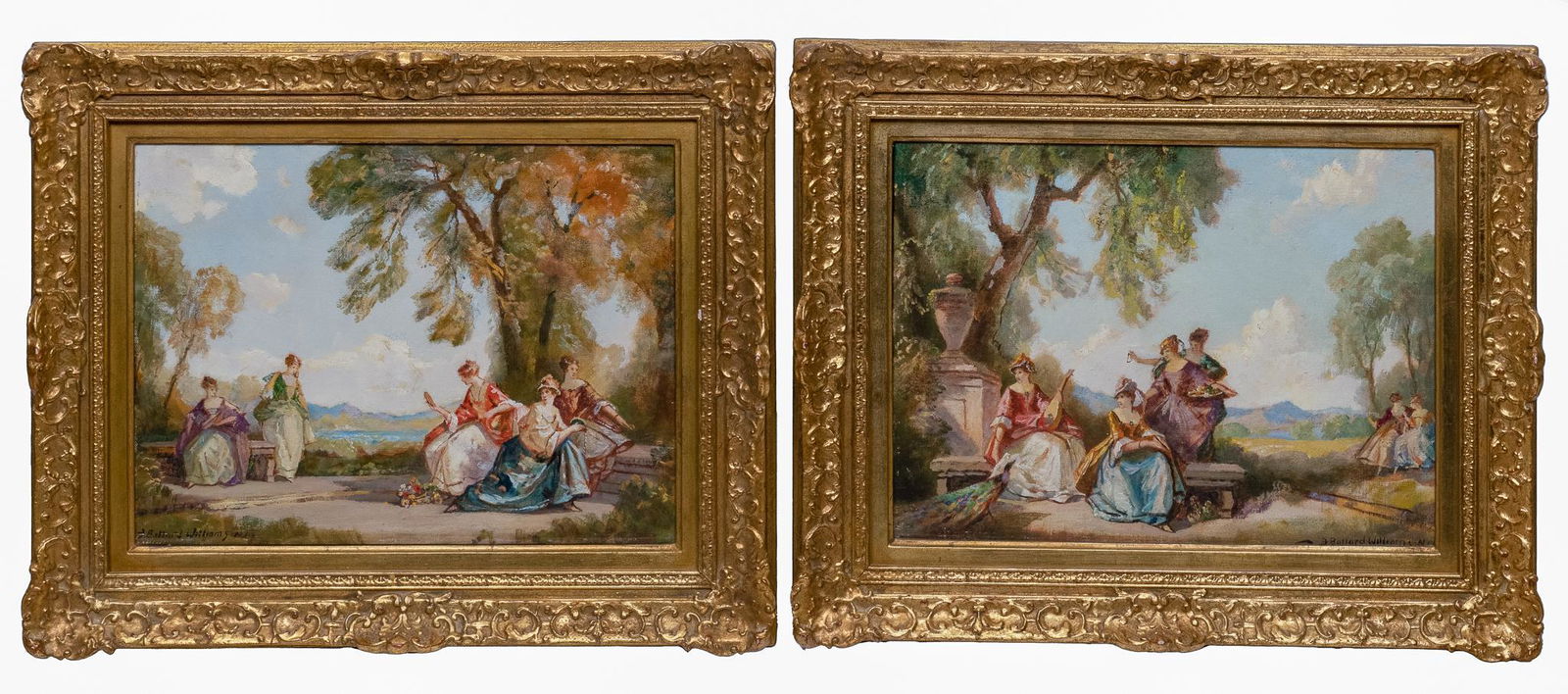 Frederick Ballard Williams (American, 1871-1956), "Ladies of Court" (2) (1 of 10)