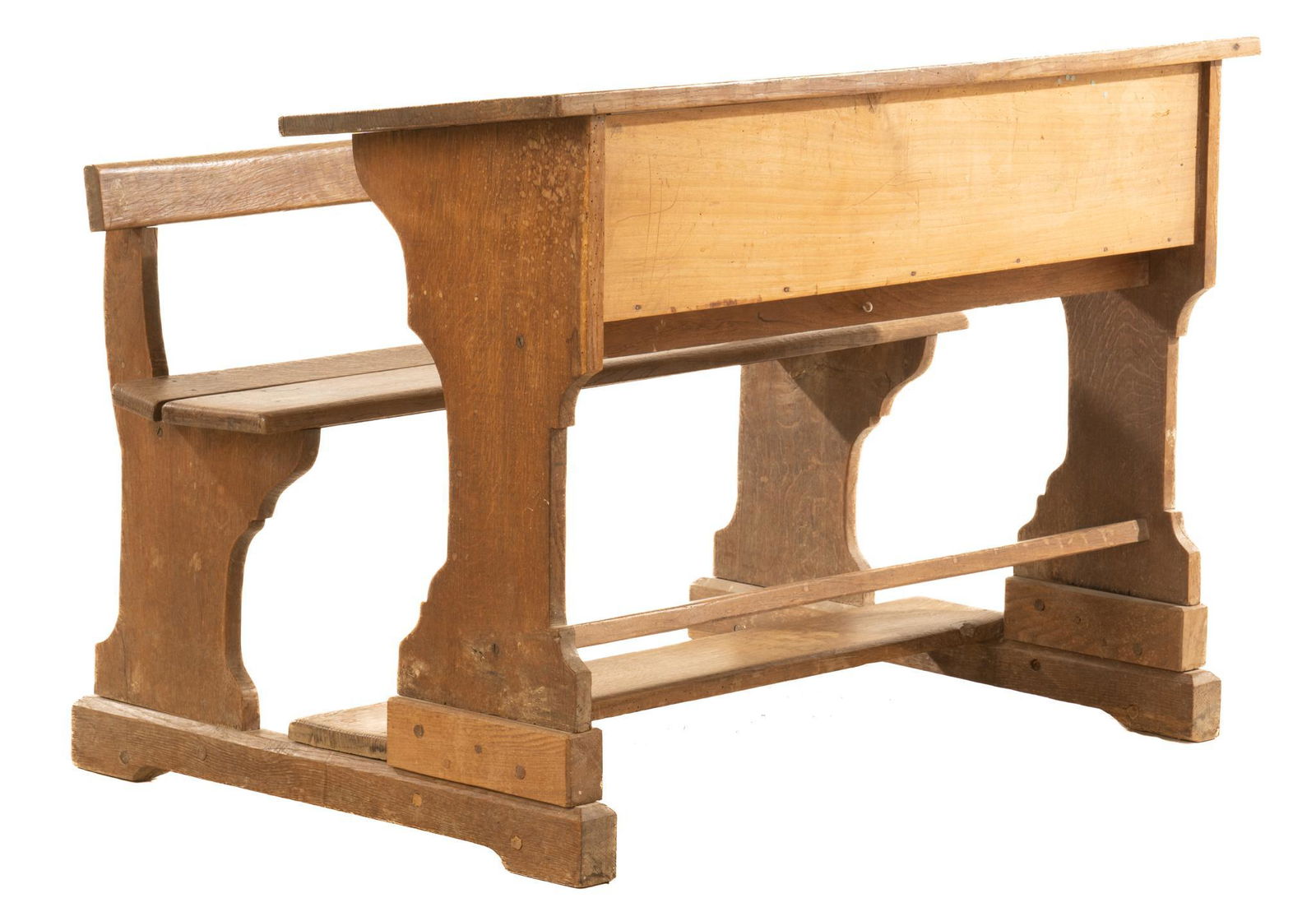 French Schoolhouse Bench and Desk (1 of 2)