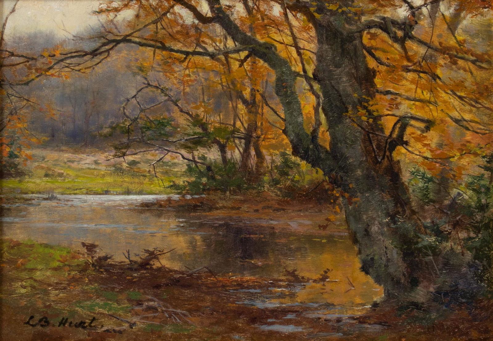 Louis Bosworth Hurt (English, 1856-1929), "Autumn in the New Forest" (1 of 6)