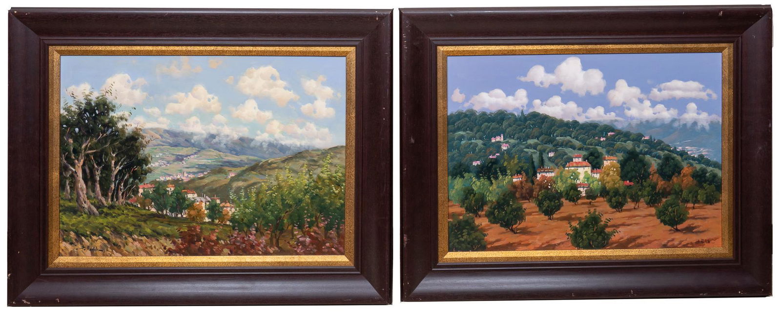 Pietro Fedele, Pair of Italian Landscapes (2) (1 of 12)
