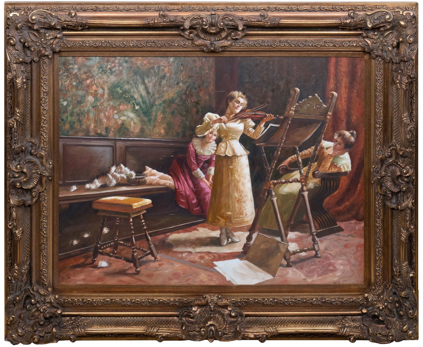 Woman Playing Violin (1 of 3)