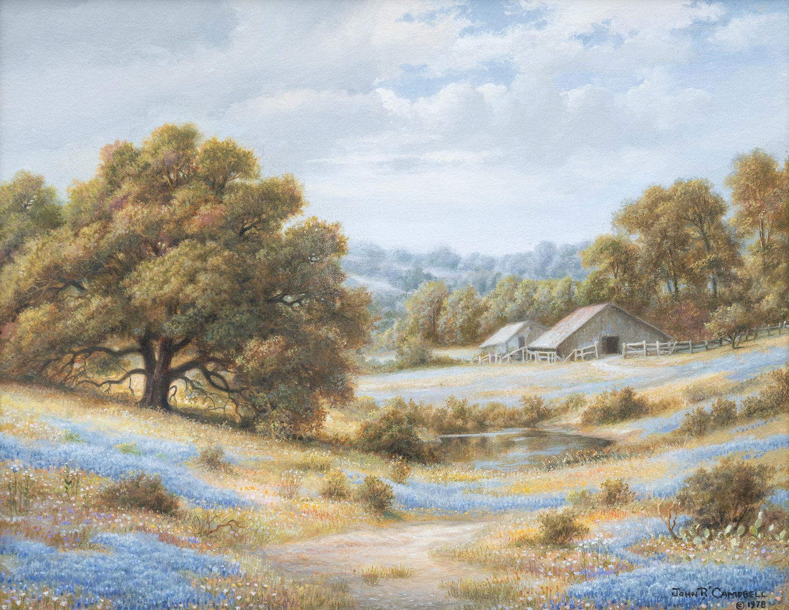 John Reed Campbell, Bluebonnets, 1978 (1 of 4)