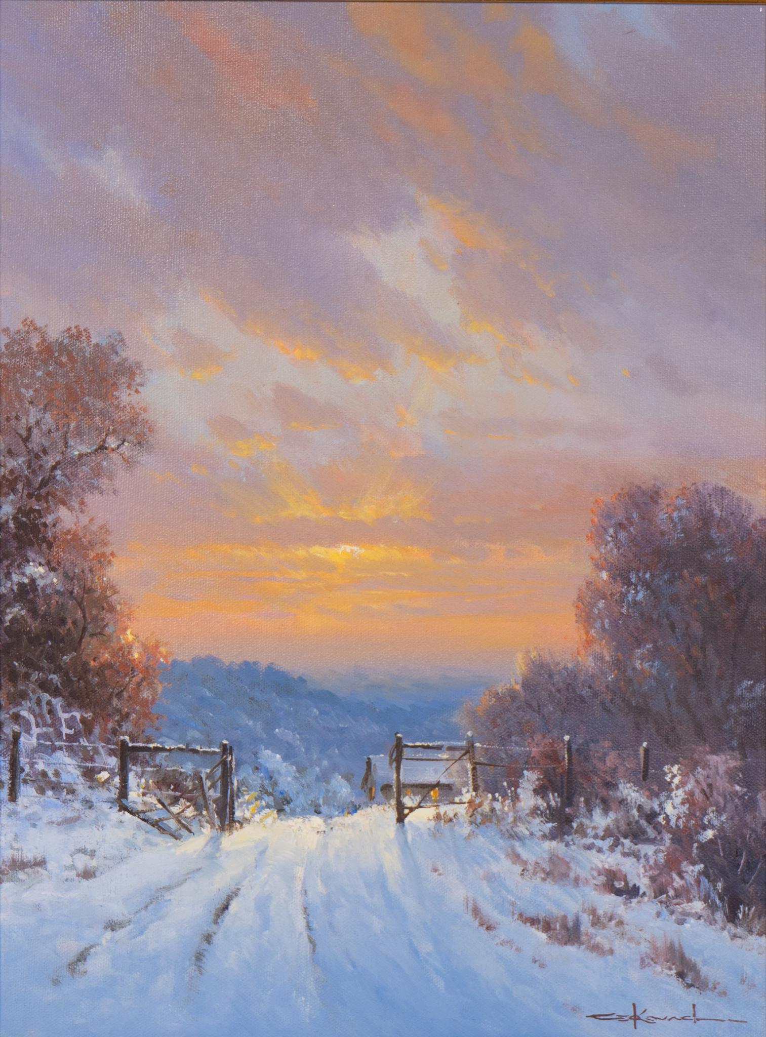 George Kovach, Snowy Sunset (1 of 4)