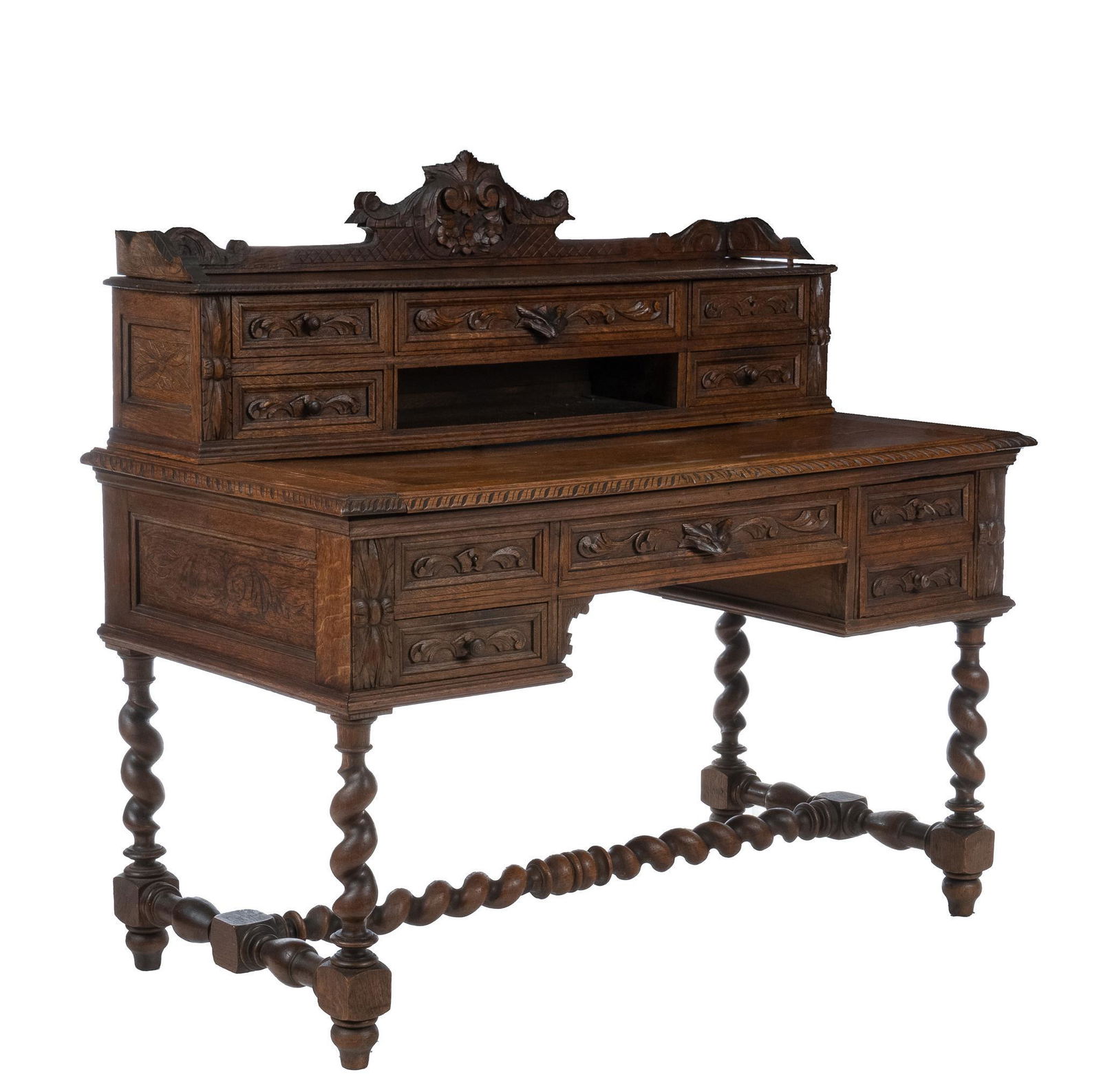 Henri II Style Writing Desk (1 of 4)