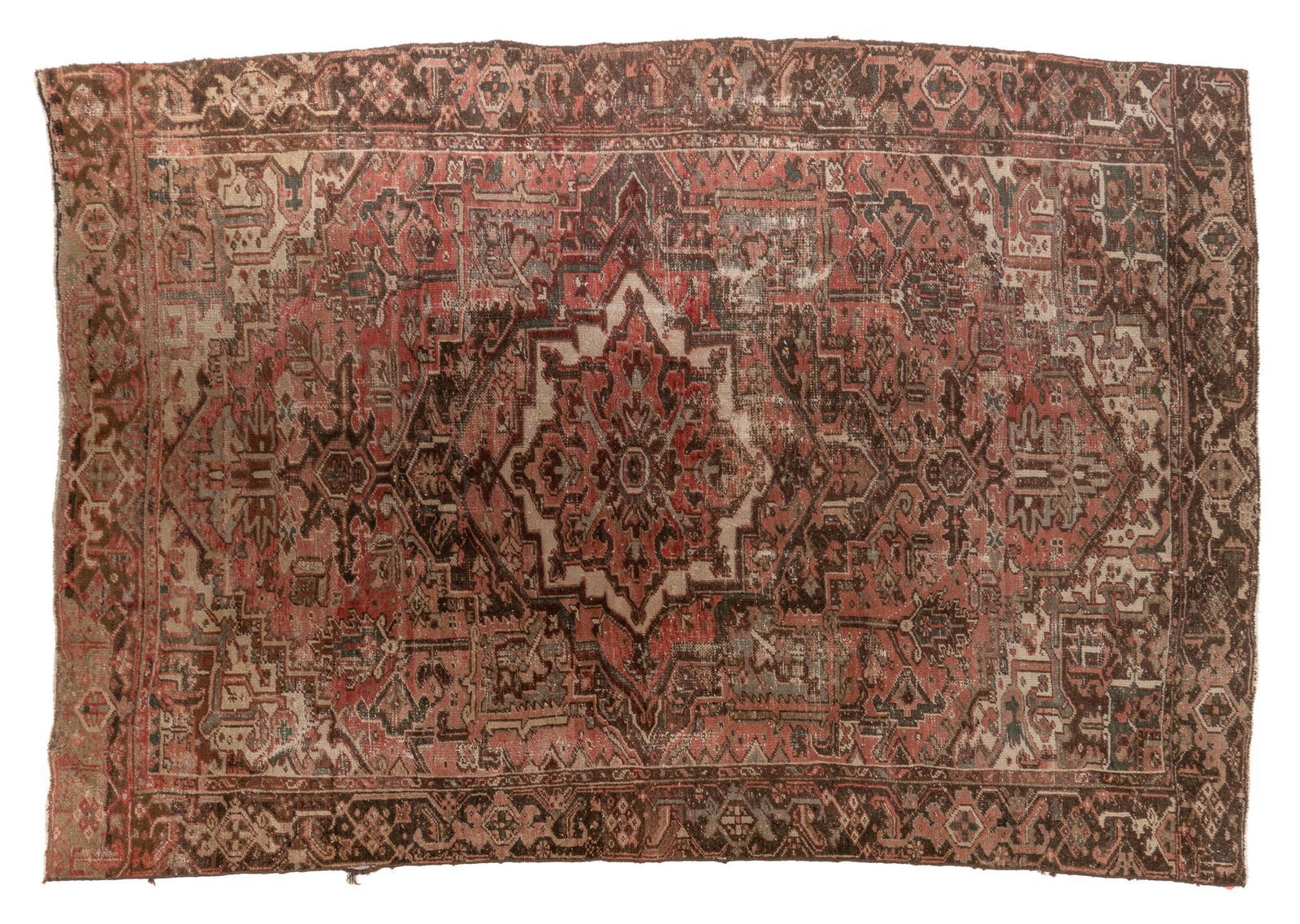 Hand-Made Bijar Style Estate Rug, 10'11" x 7'11" (1 of 3)