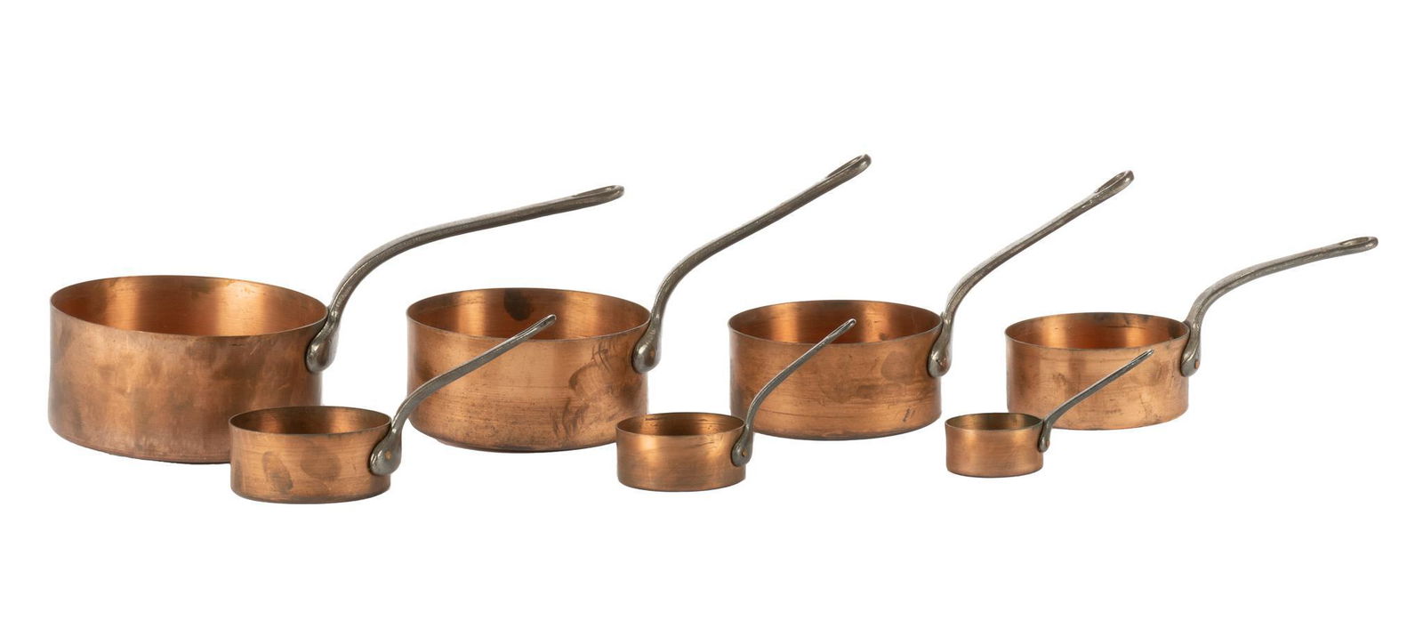 Set of (7) French Copper Pots (1 of 4)
