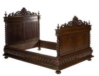 Henri II Style Bed Frame