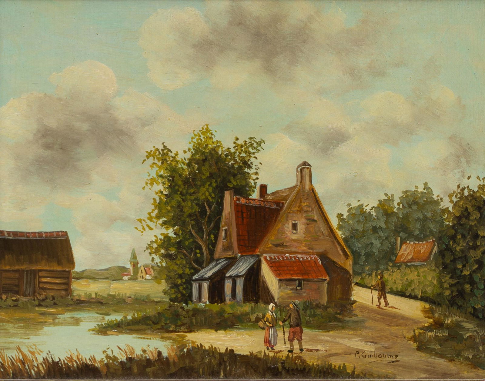Pierre Guillaume (b. 1908), Country Scene (1 of 5)