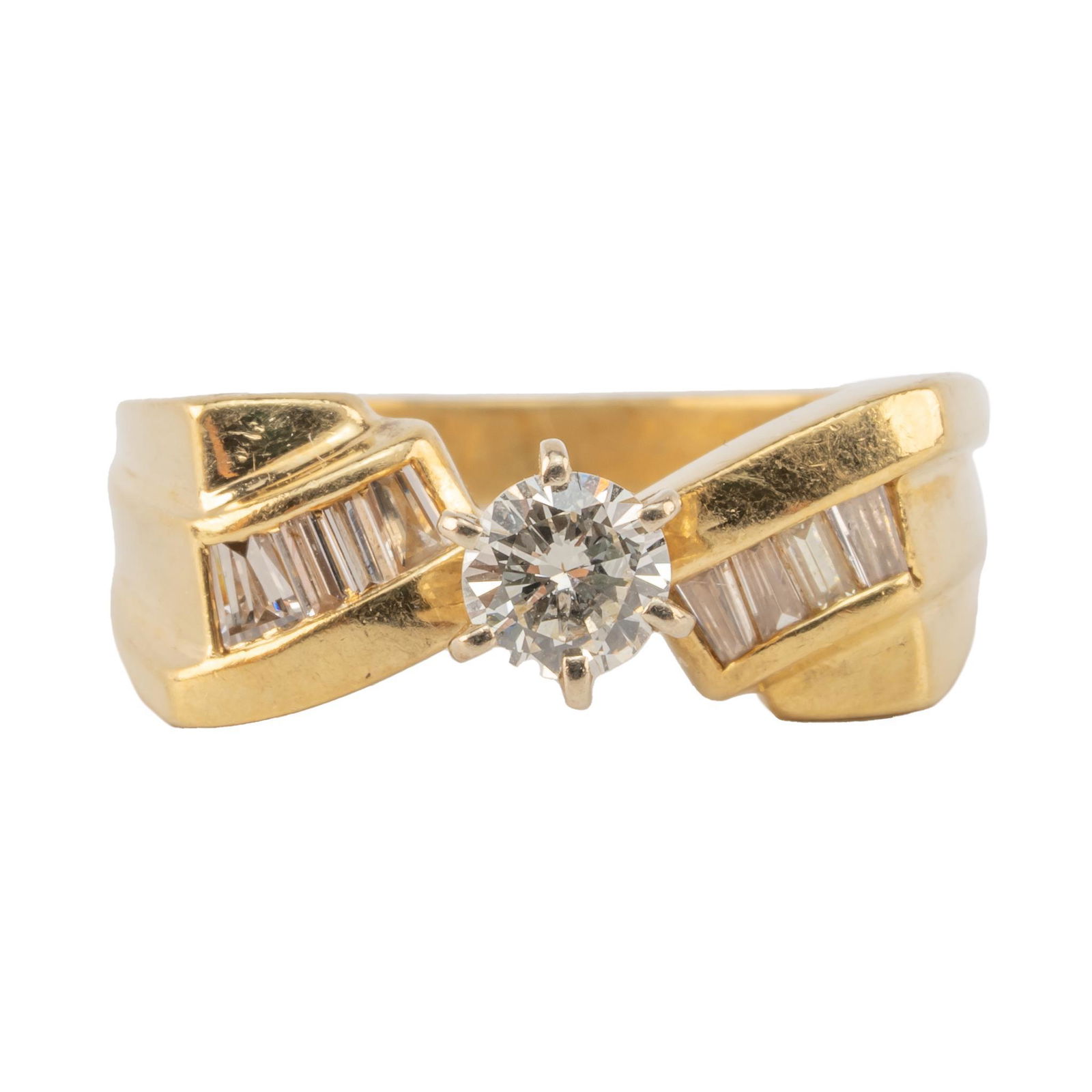 .90ctw Diamond 14k Gold Engagement Ring (1 of 4)