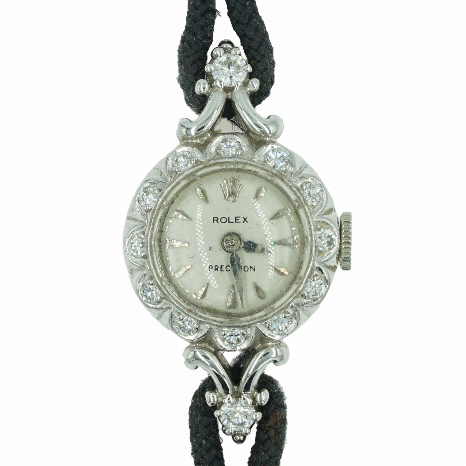 Antique Rolex 18k Gold Diamond Watch (1 of 5)