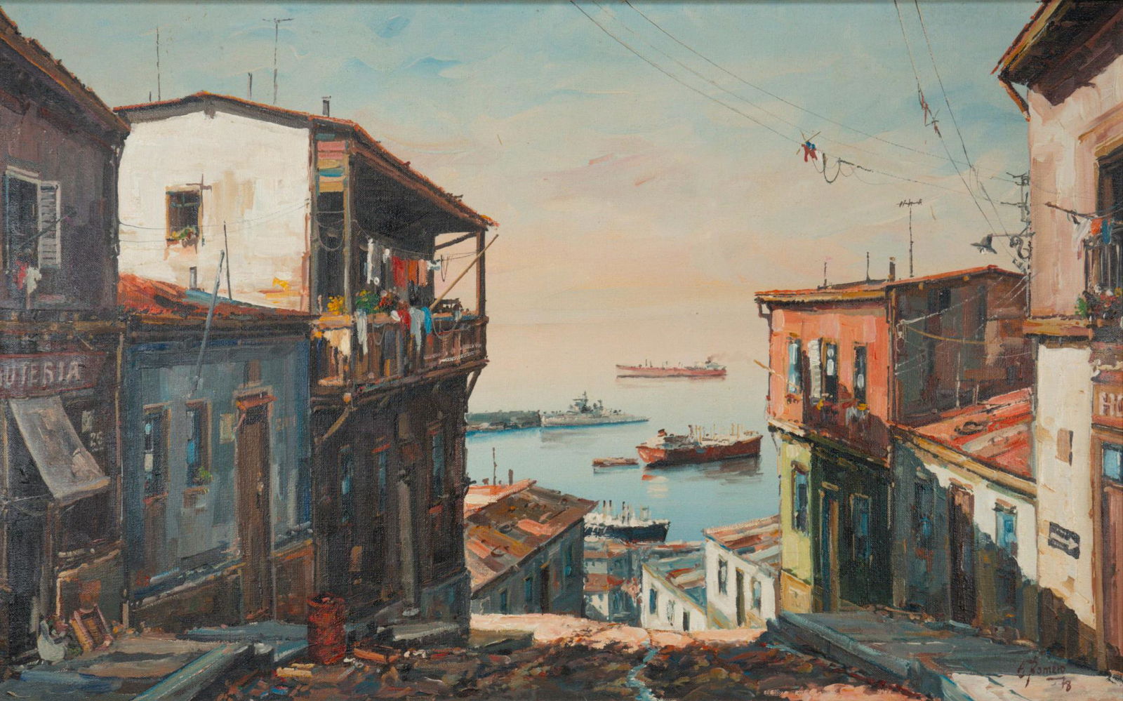 Ernesto Romero, "Santo Domingo, Valparaiso, Chile", 1978 (1 of 6)