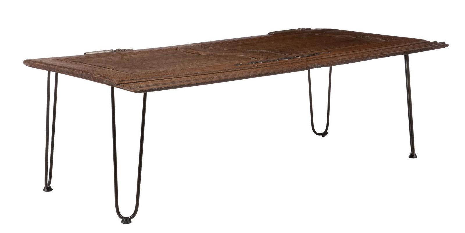 French Provincial Armoire Door Coffee Table (1 of 5)