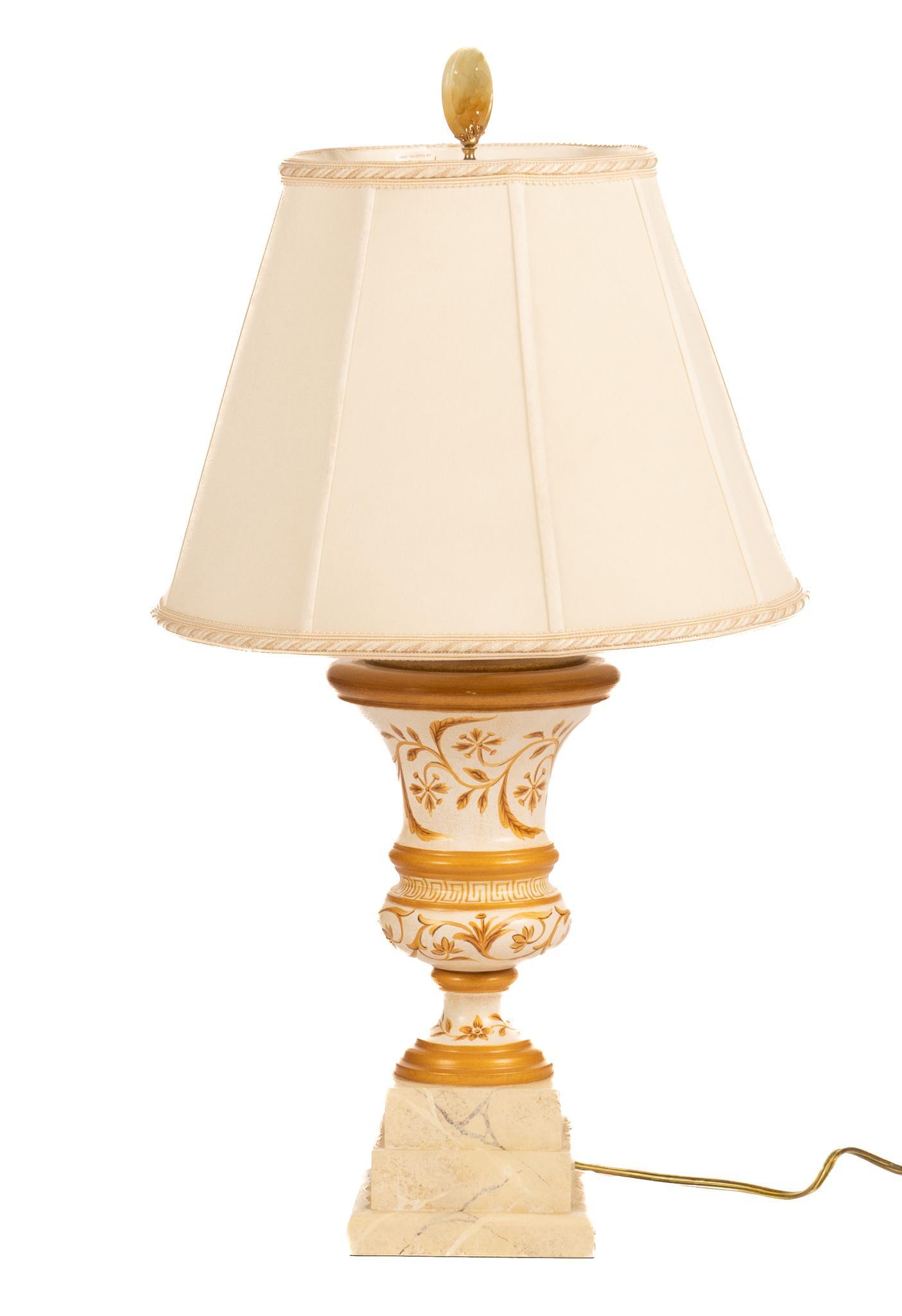 Italian Majolica Style Table Lamp (1 of 6)