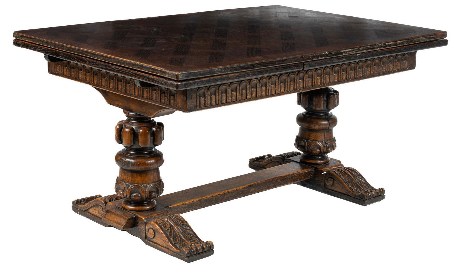 Breton Style Extending Dining Table (1 of 5)